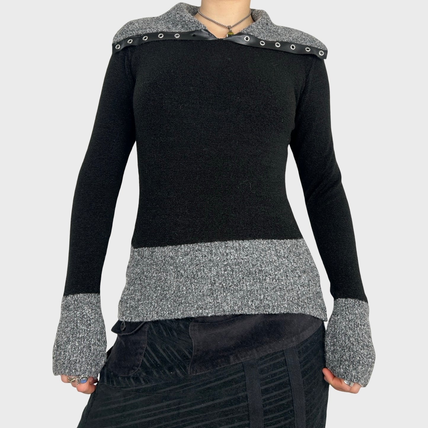 Morgan Wide Neck Knit Jumper - XS/S