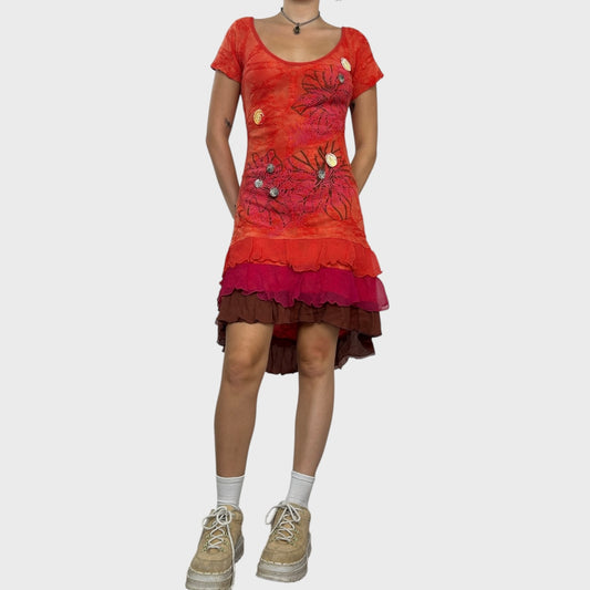 Save the Queen Flower Dress - S