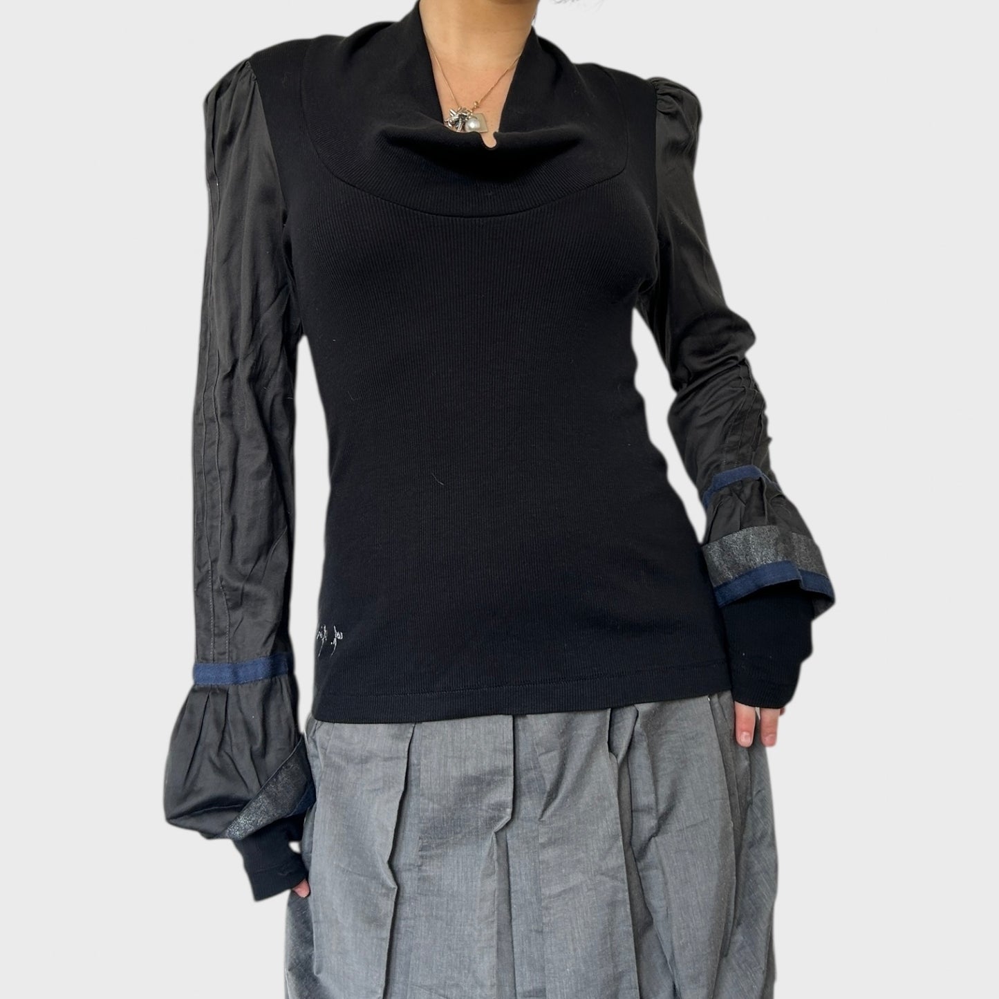 Cop Copine Long Sleeve Cowl Neck Top