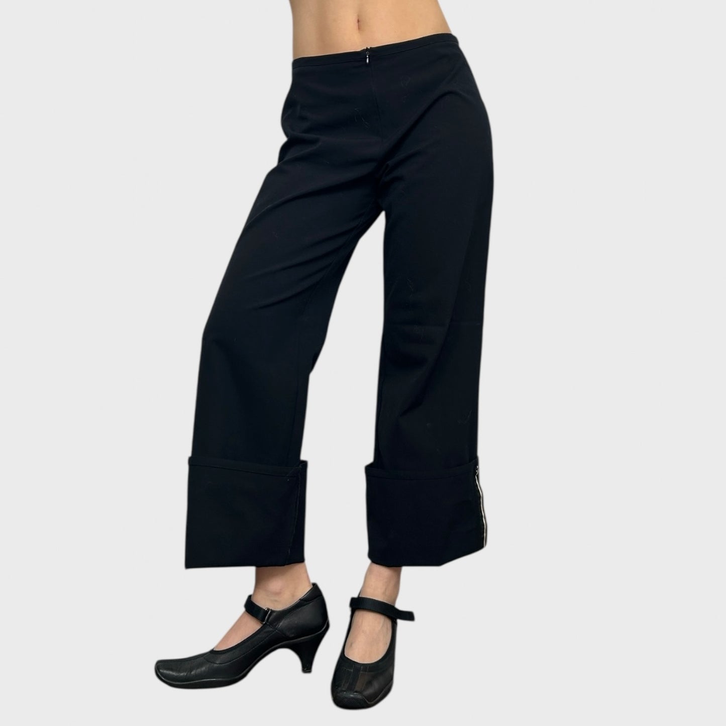 Cop Copine Adjustable Wide Leg Trousers - L