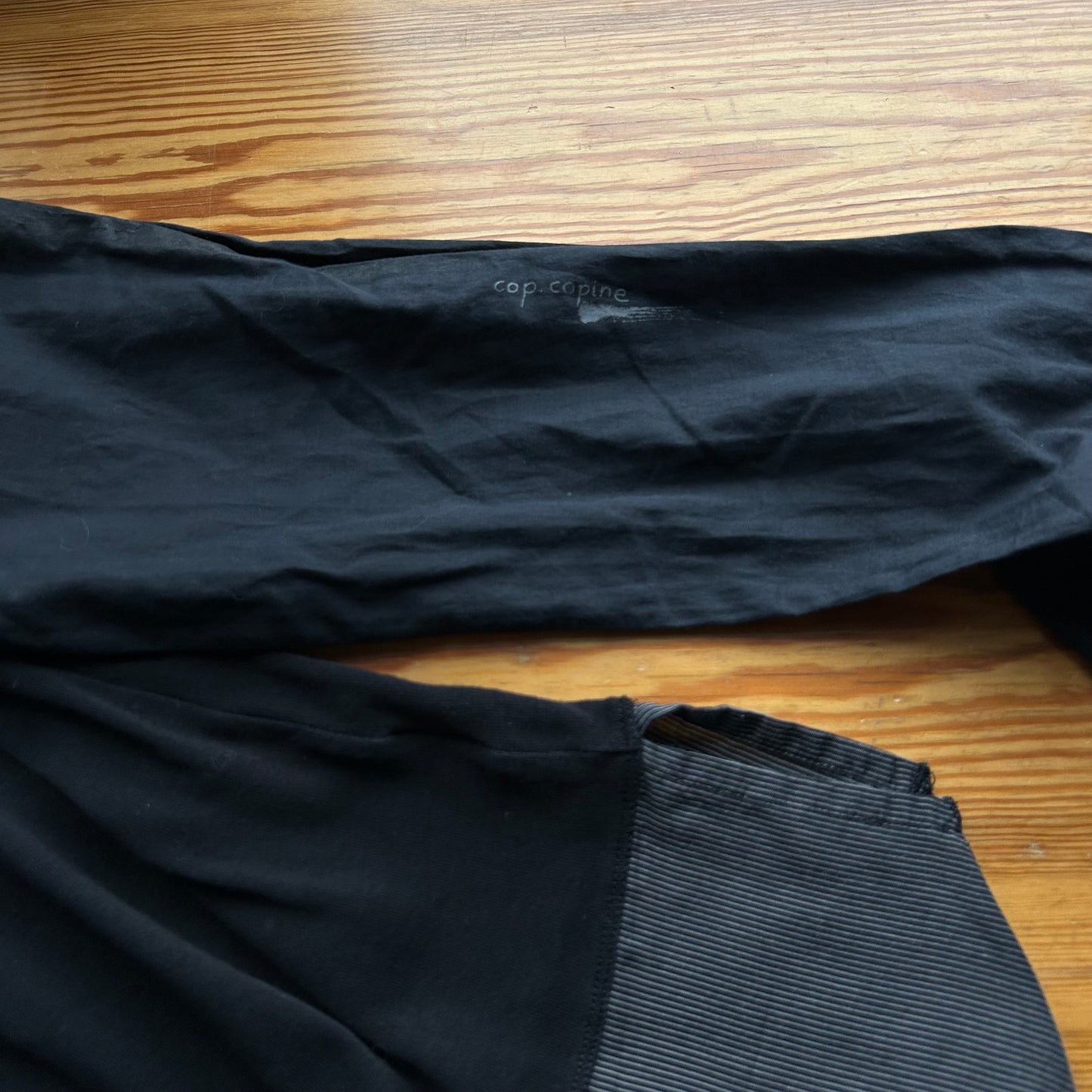 Cop Copine Bi-Material Long Sleeve Top - M/L