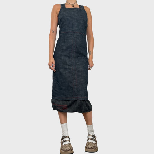 Cop Copine Denim Midi Dress - M