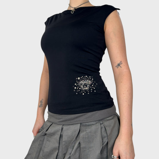Versace Medusa Logo Tank Top - S/M