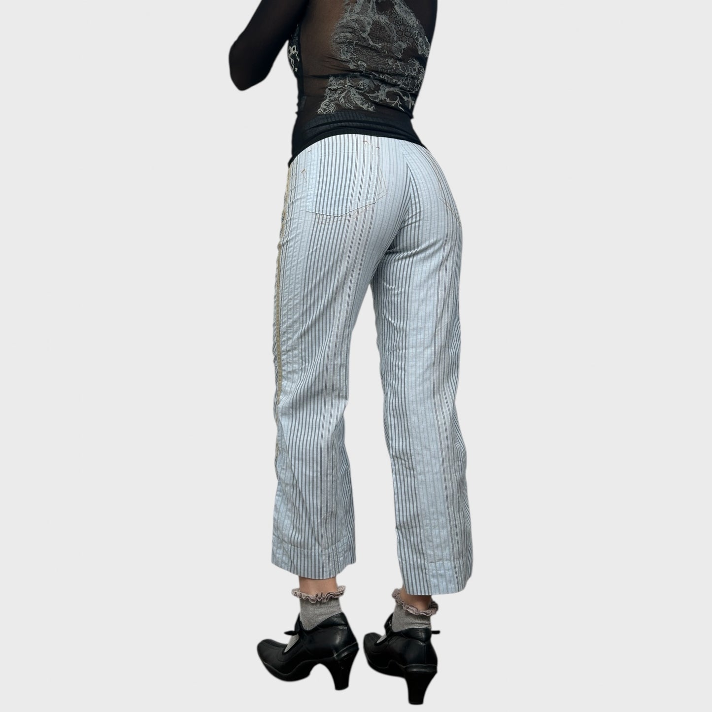 Cop Copine Striped Trousers - S/M