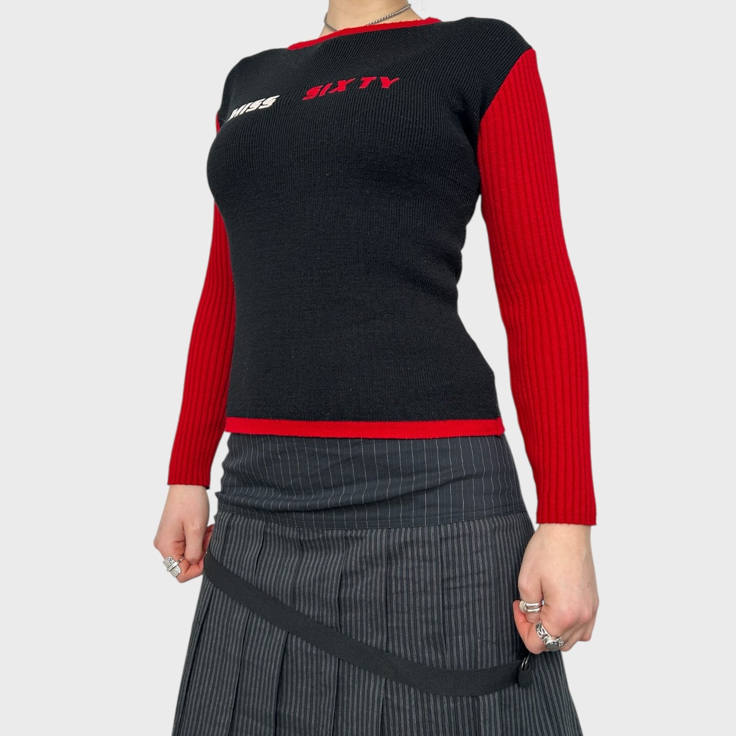Miss Sixty Logo Knit Jumper - S