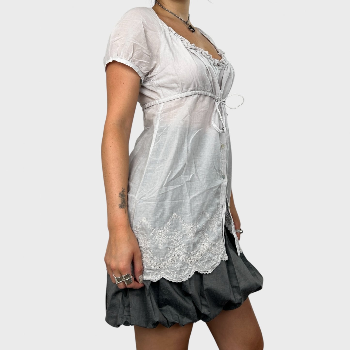 Cop Copine Broderie Anglaise Blouse - M