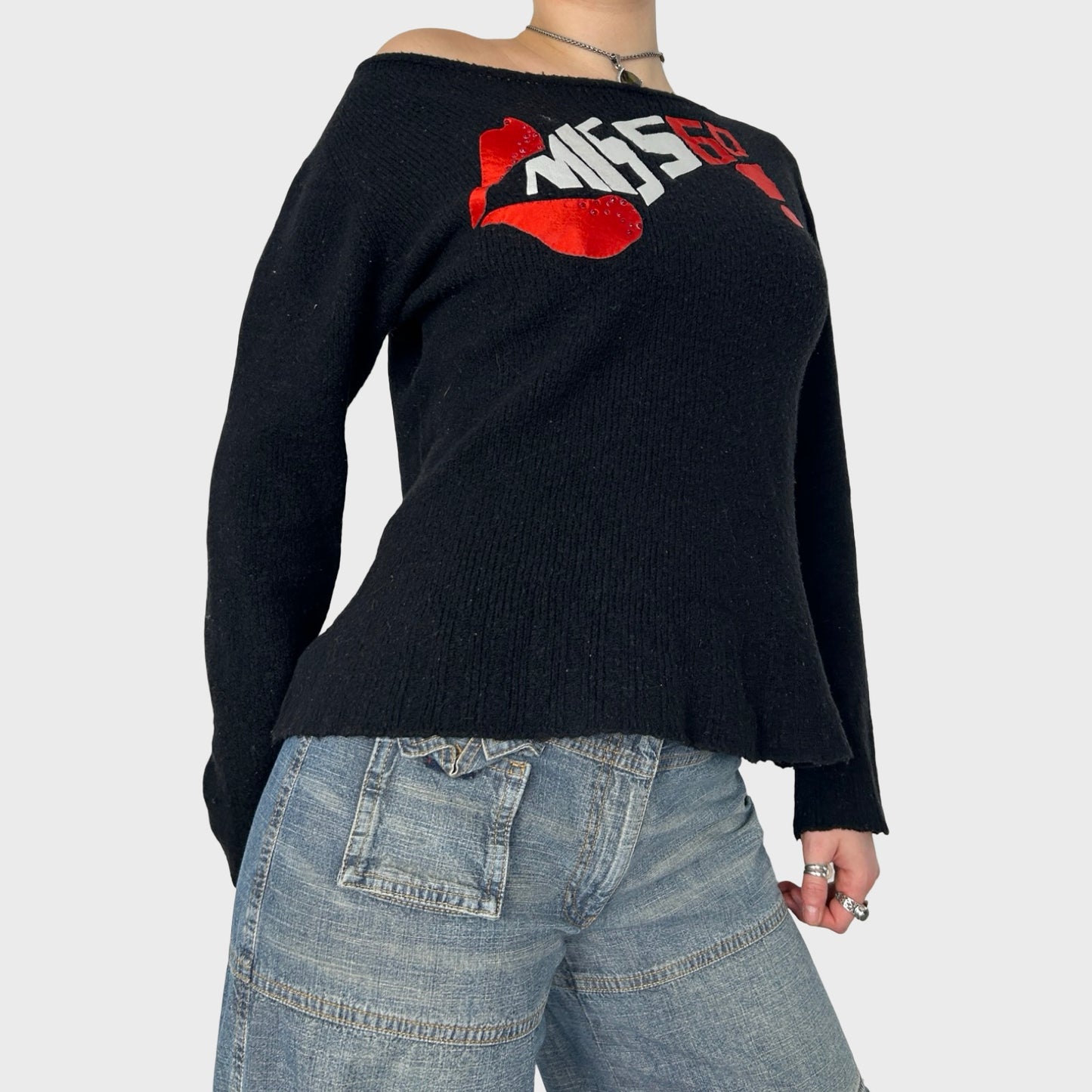 Miss Sixty Vintage Logo Jumper - S