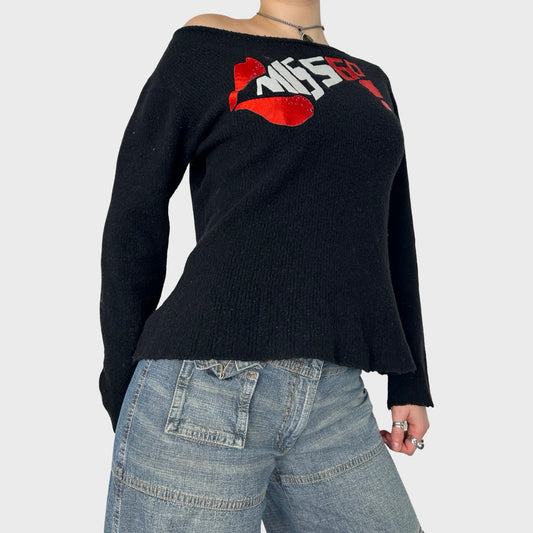 Miss Sixty Vintage Logo Jumper - S