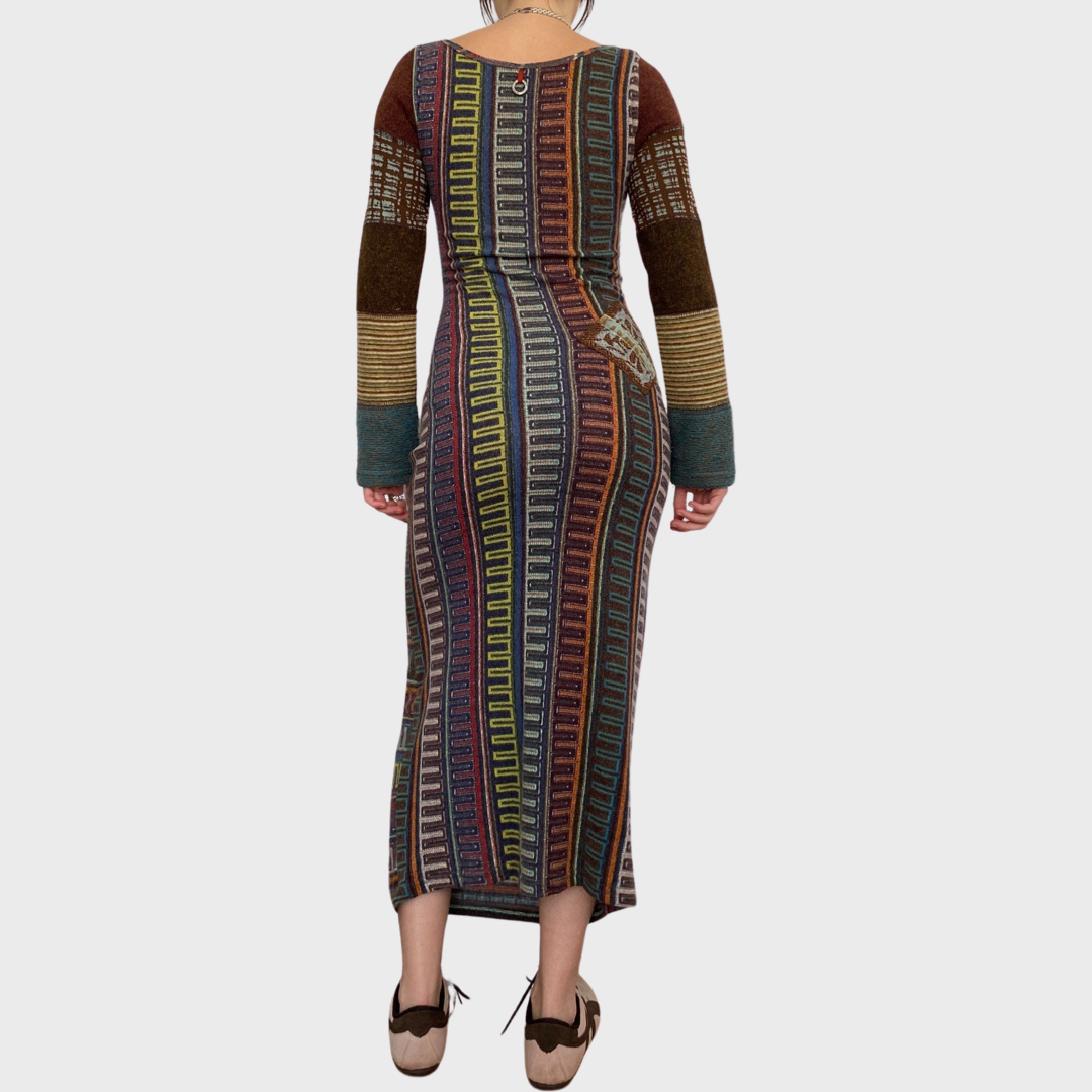 Extremely rare Save the Queen knit maxi dress