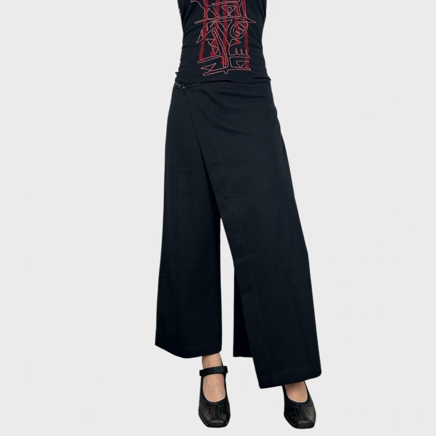 Cop Copine Buckle Skirt Trousers - M/L
