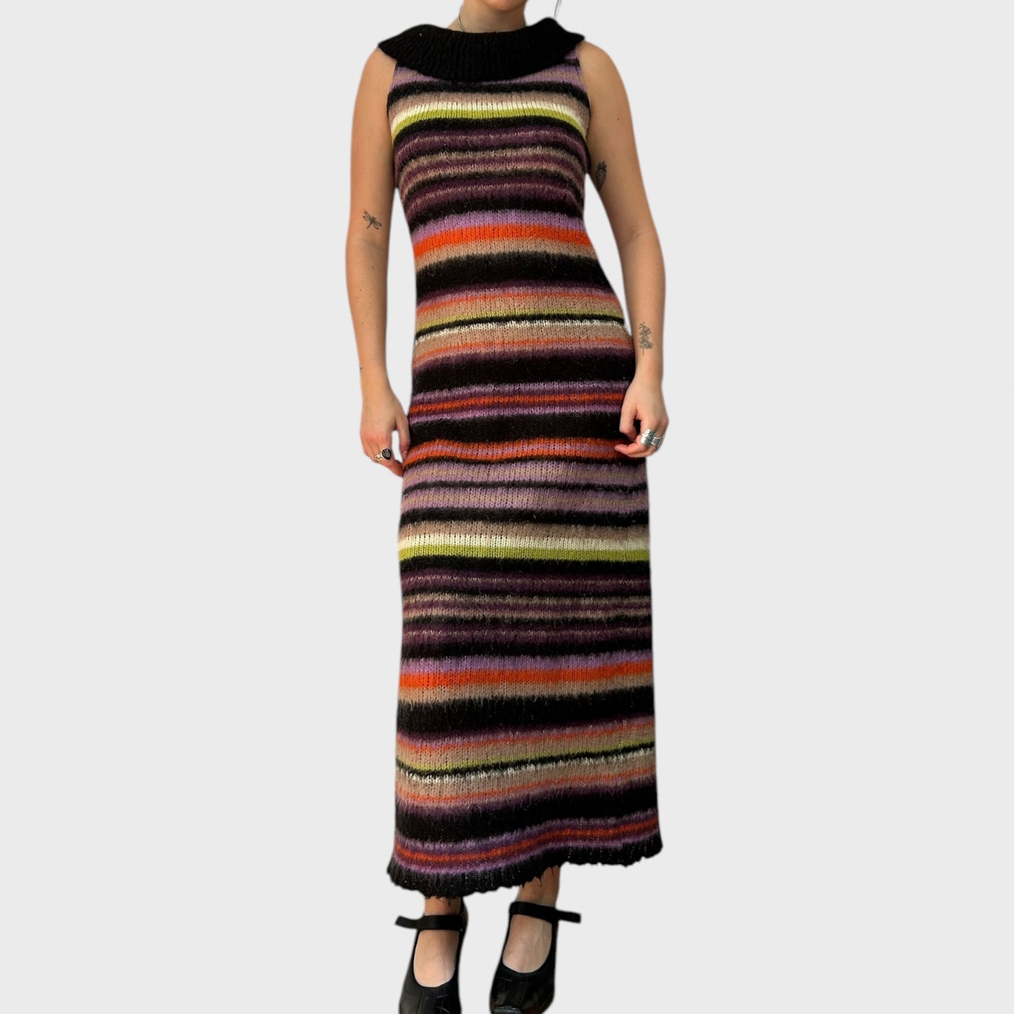 Vintage Fluffy Spring Maxi Dress