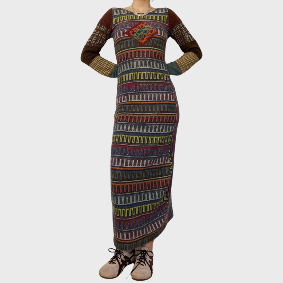 Extremely rare Save the Queen knit maxi dress
