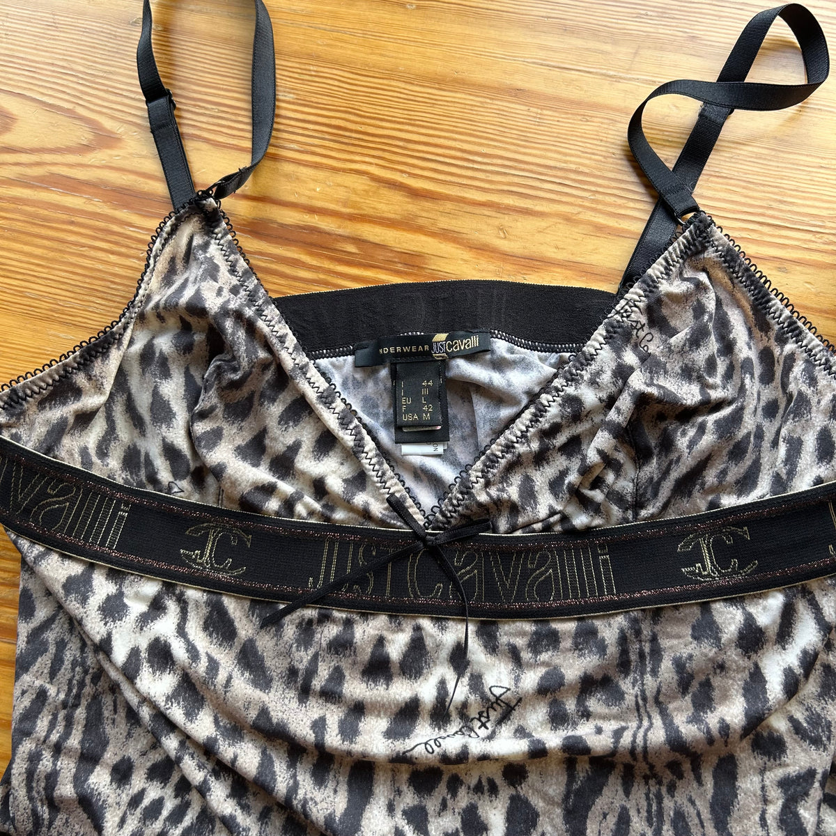 Roberto Cavalli Animal Print Cami Top - S/M