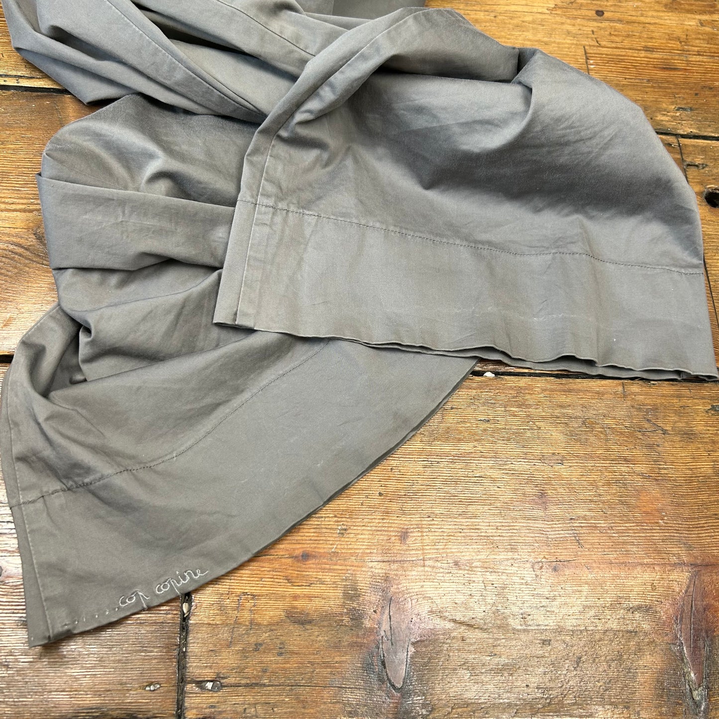 Cop Copine Grey Wide-Leg Trousers - Size M