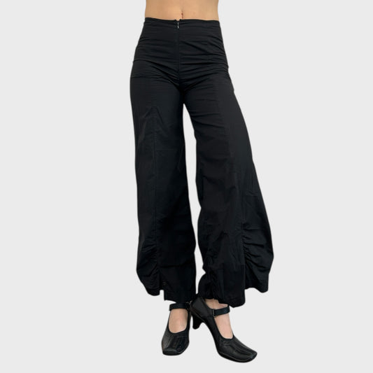 Cop Copine Black Ruched Trousers - S