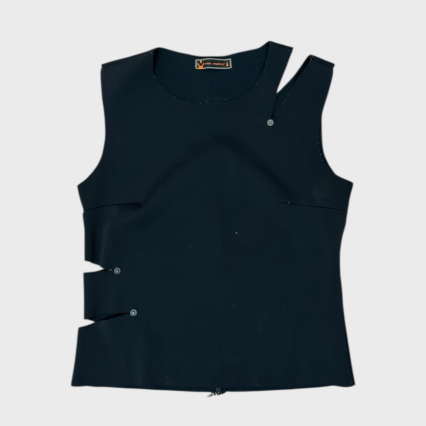 Cop Copine Black Cut Out Tank Top - M