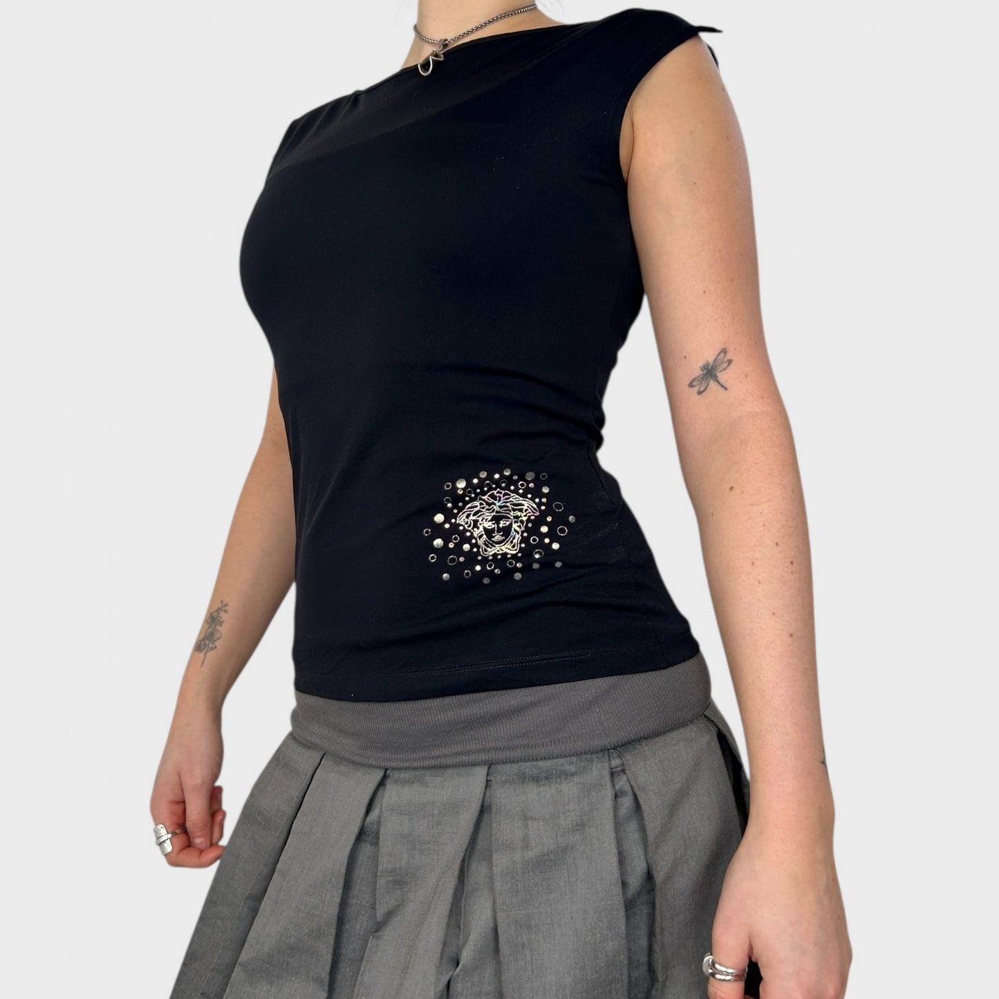 Versace Medusa Logo Tank Top - S/M