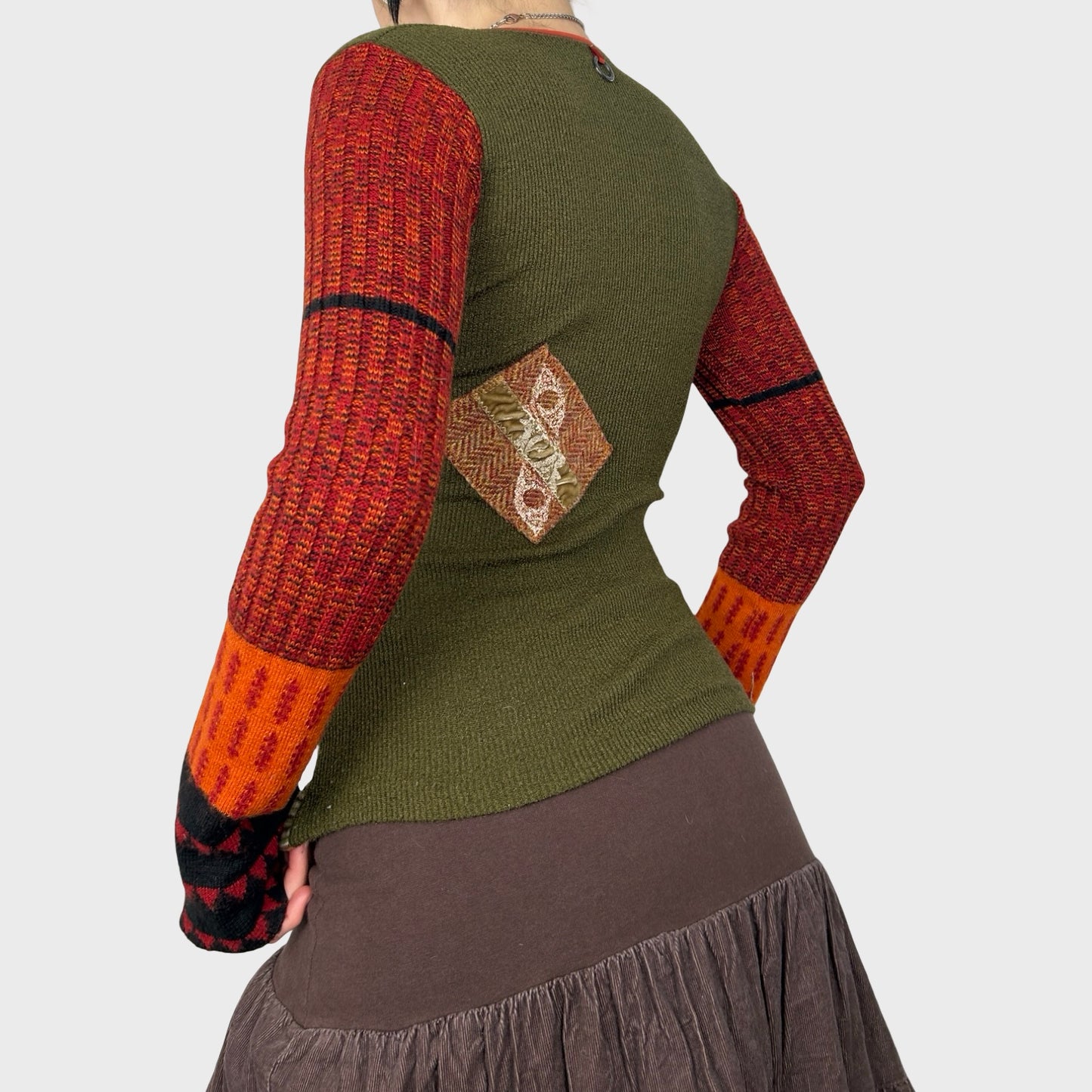 Save The Queen Striped Knit Jumper - S/M