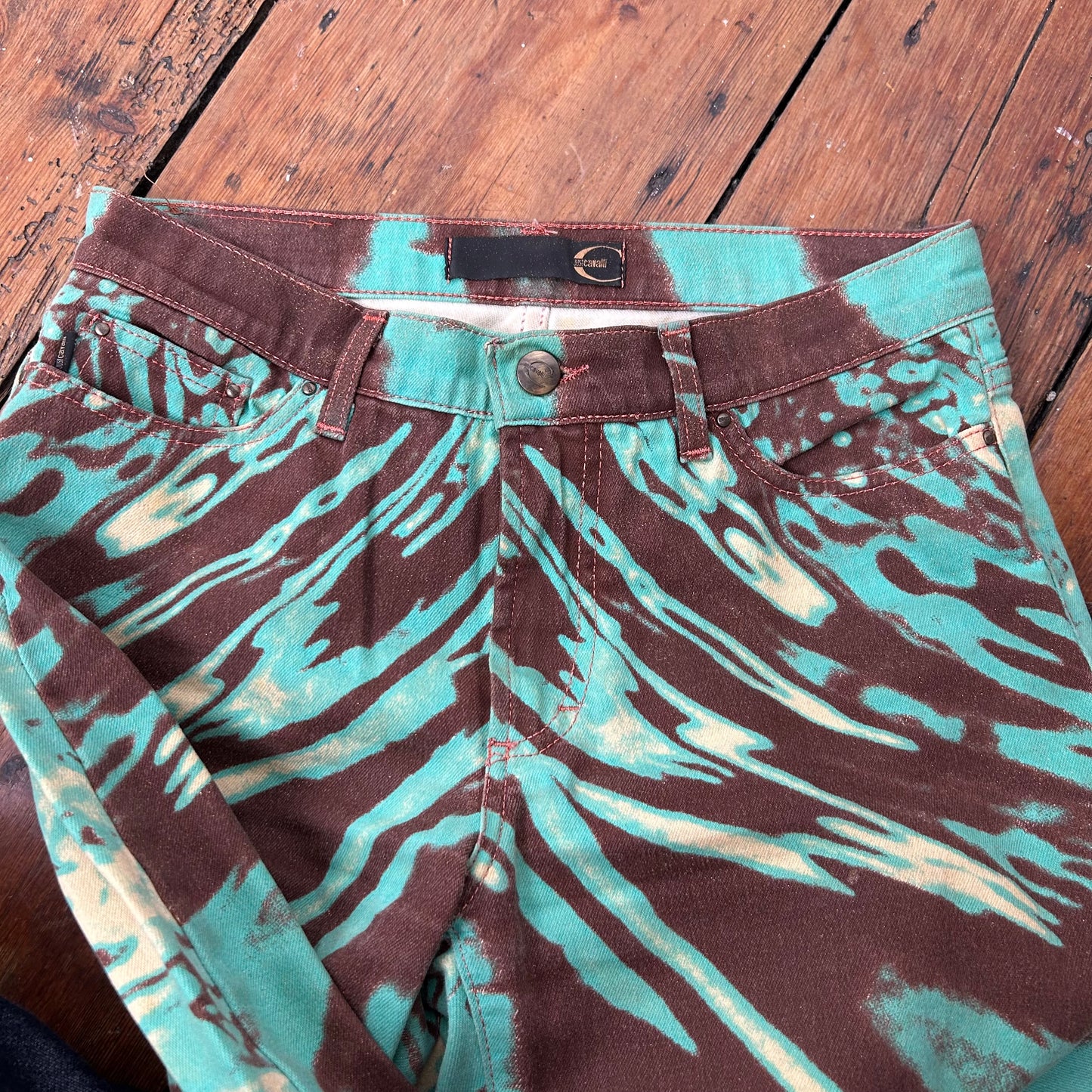 Roberto Cavalli Graphic Print Jeans - S