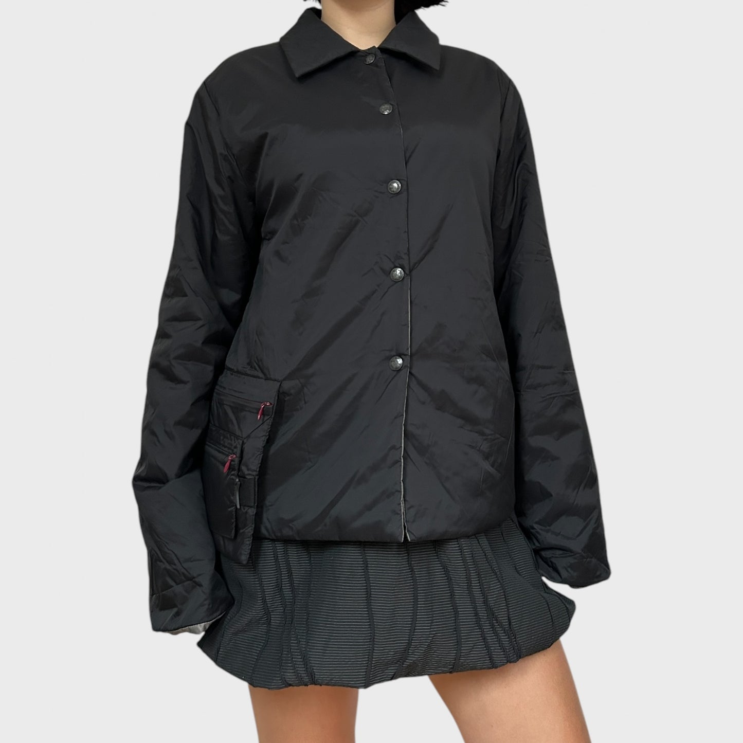 Vintage Cop Copine Button-Up Lightweight Jacket