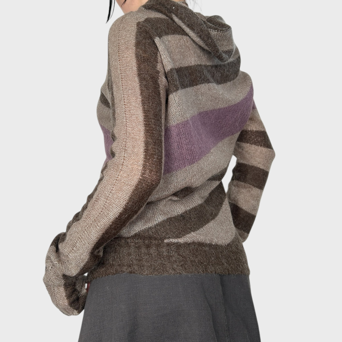Miss Sixty Striped Slouchy Jumper - XS