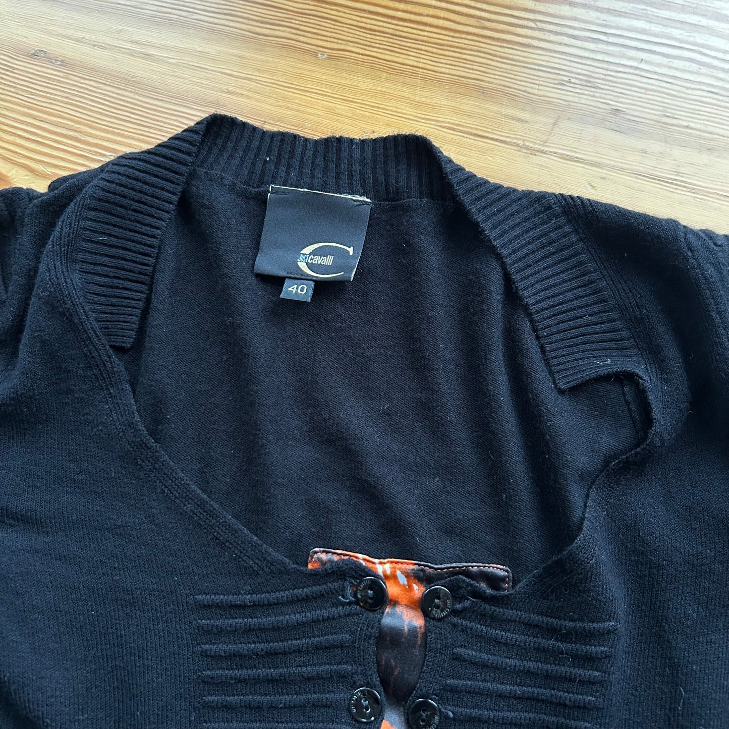 Roberto Cavalli Button Knit Top - XS/S