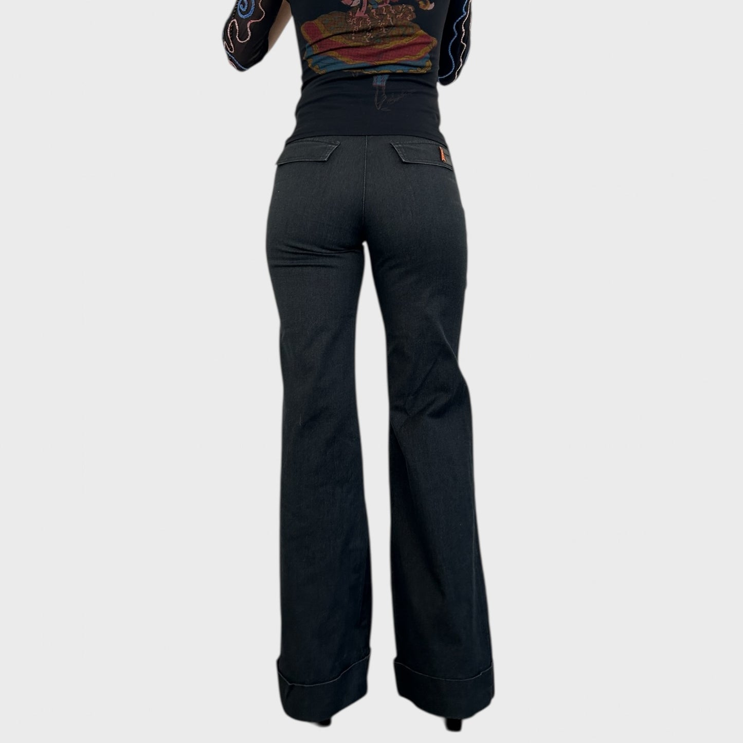 Cop Copine Charcoal Grey Trousers - S