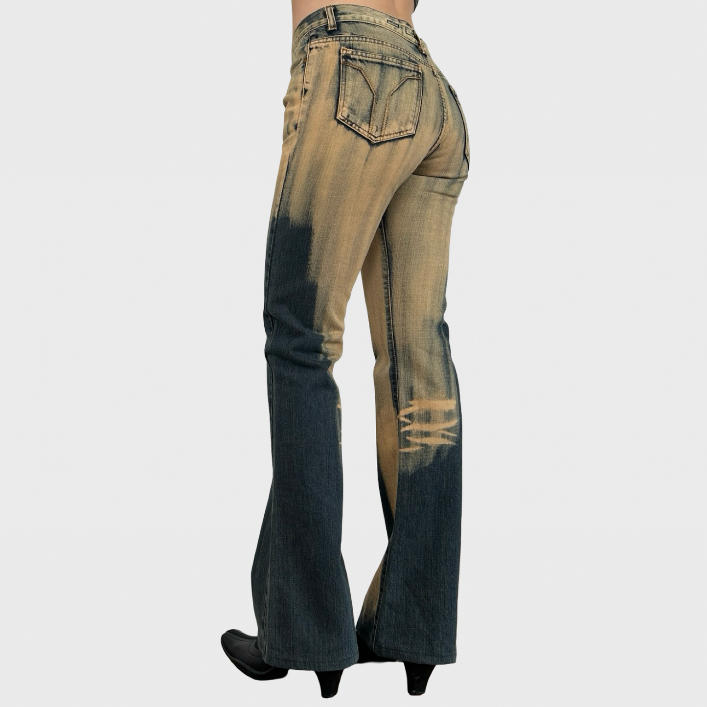 Miss Sixty Two Tone Faded Jeans - S