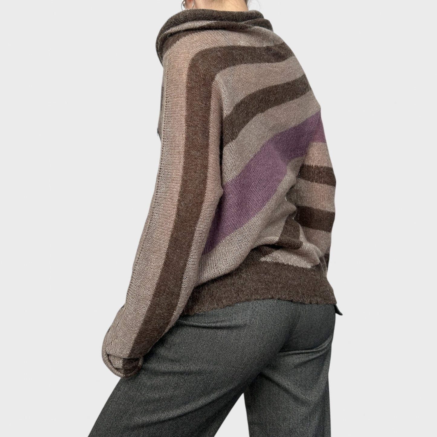 Miss Sixty Striped Slouchy Jumper - S