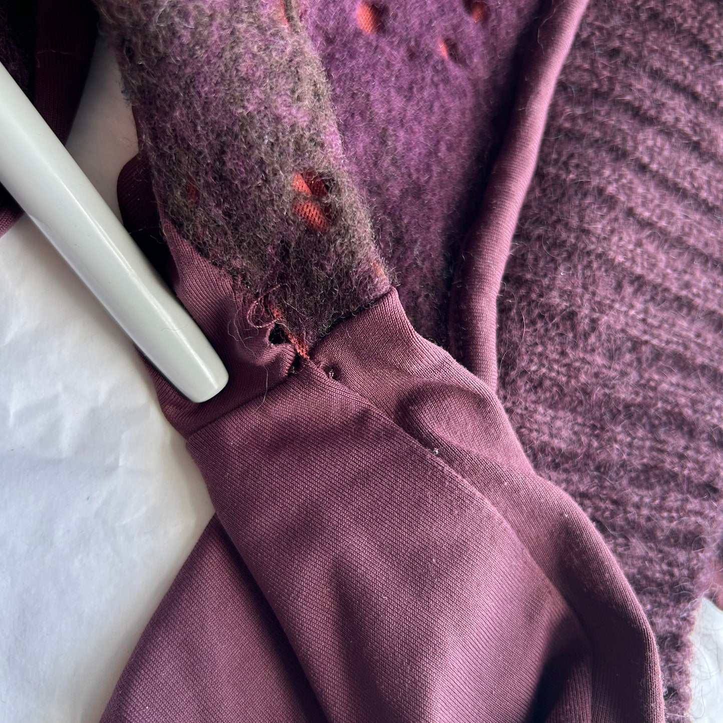 Save the Queen Purple Knit Jumper Top - XS