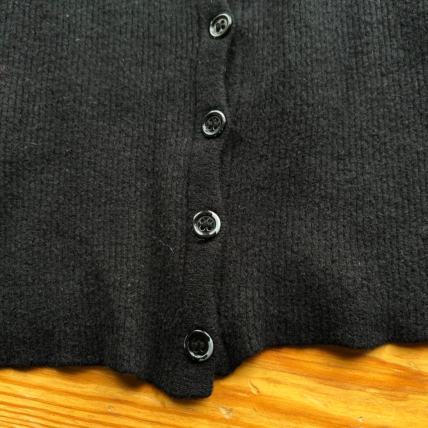 Dolce & Gabbana Black Button Cardigan - S