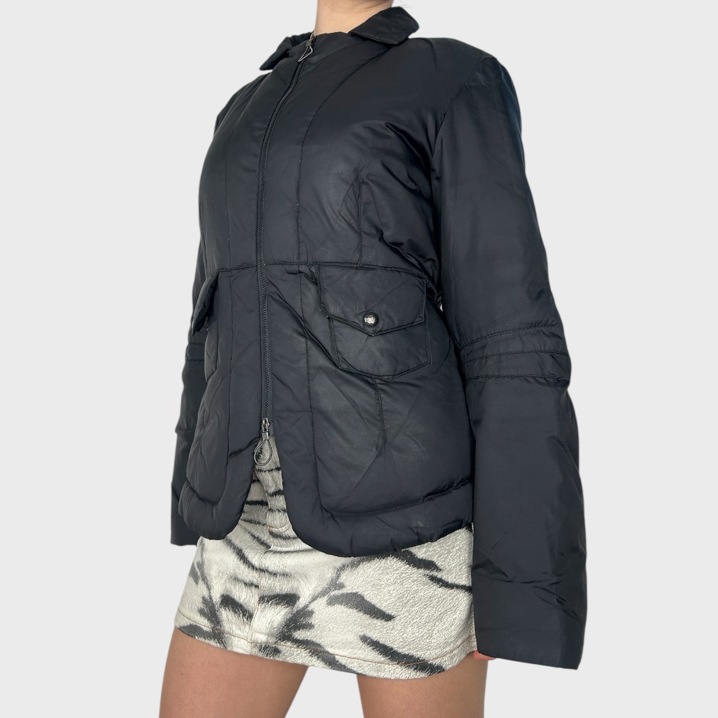 Cop Copine Down Feather Puffer Jacket - L