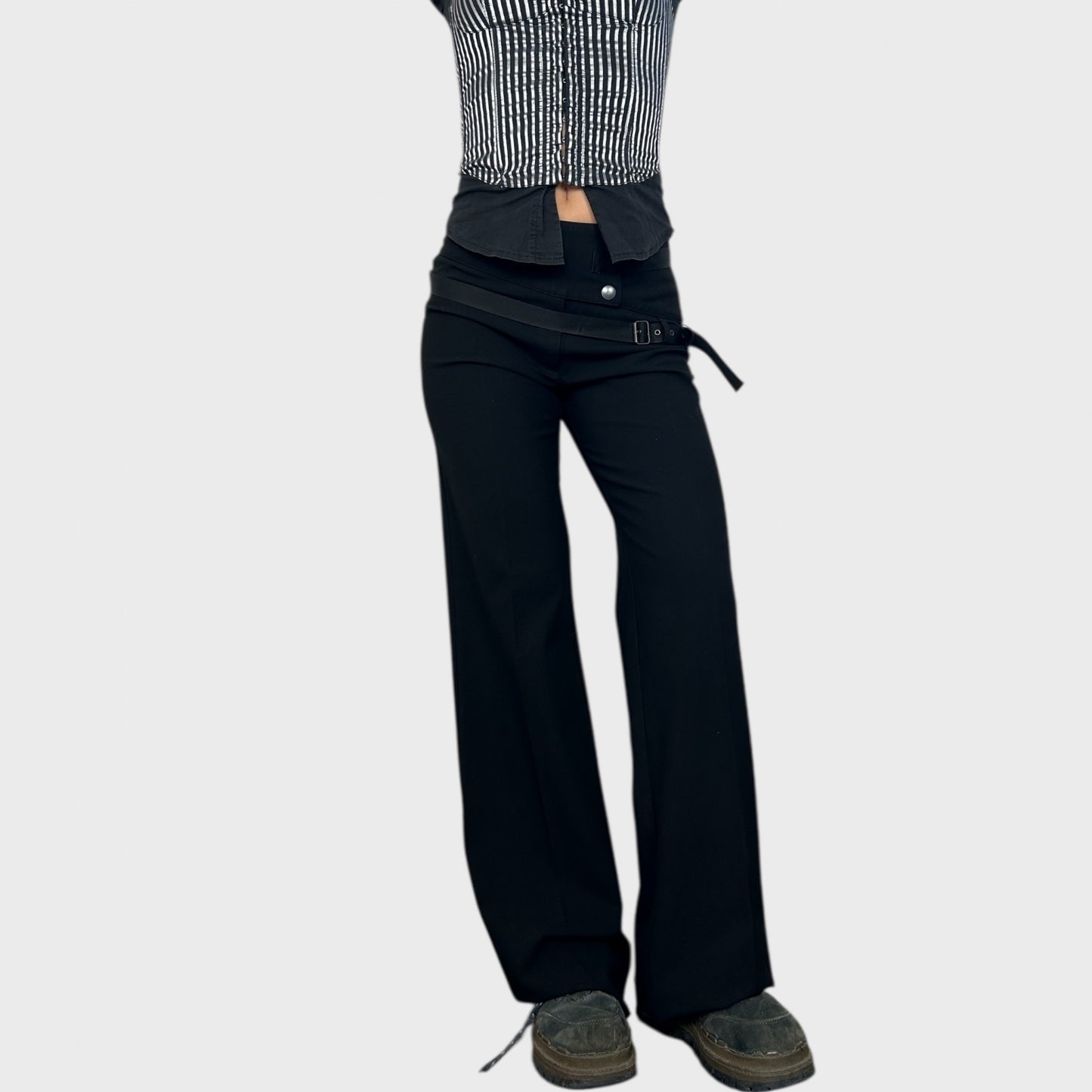 Cop Copine Wrap Belt Trousers - M