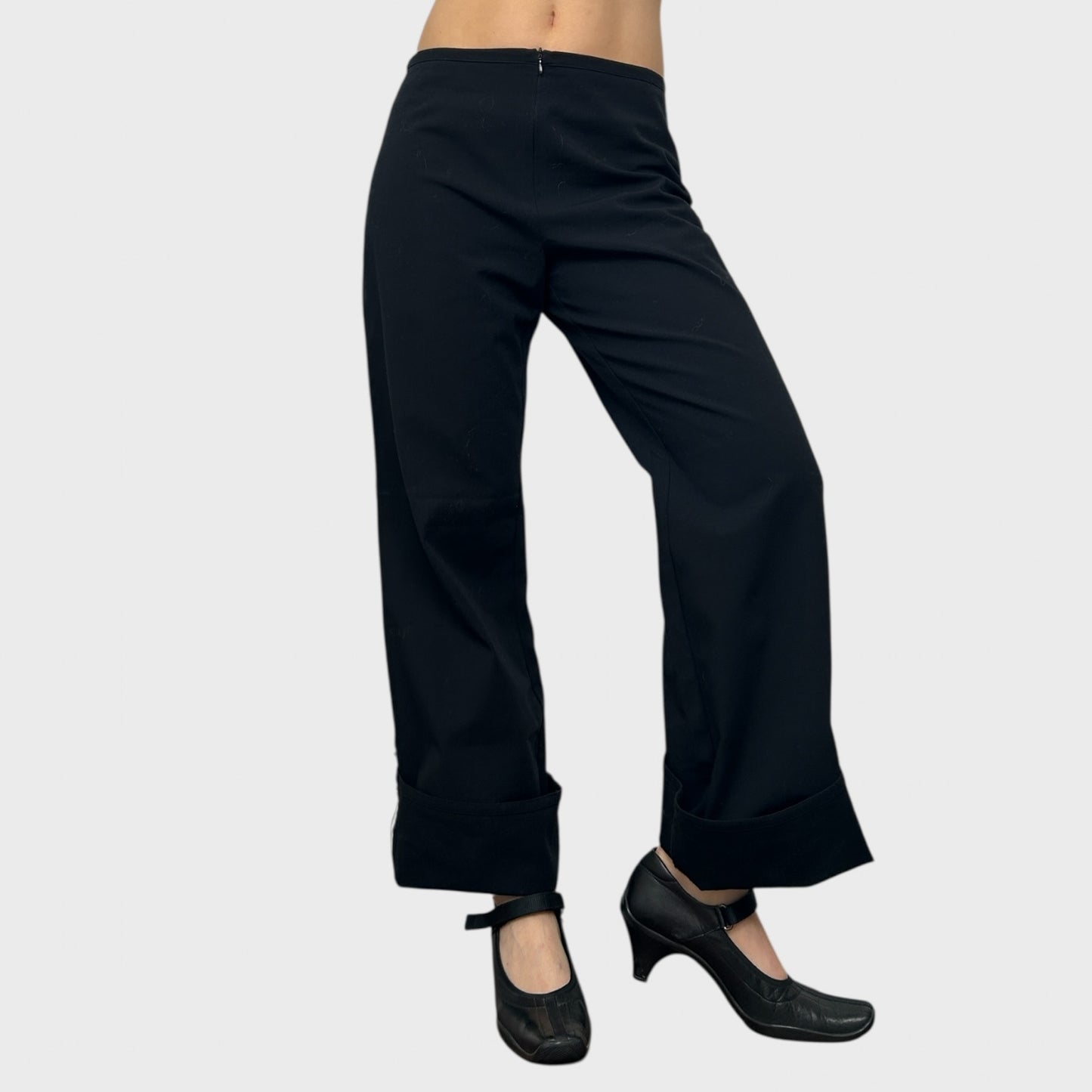 Cop Copine Adjustable Wide Leg Trousers - L