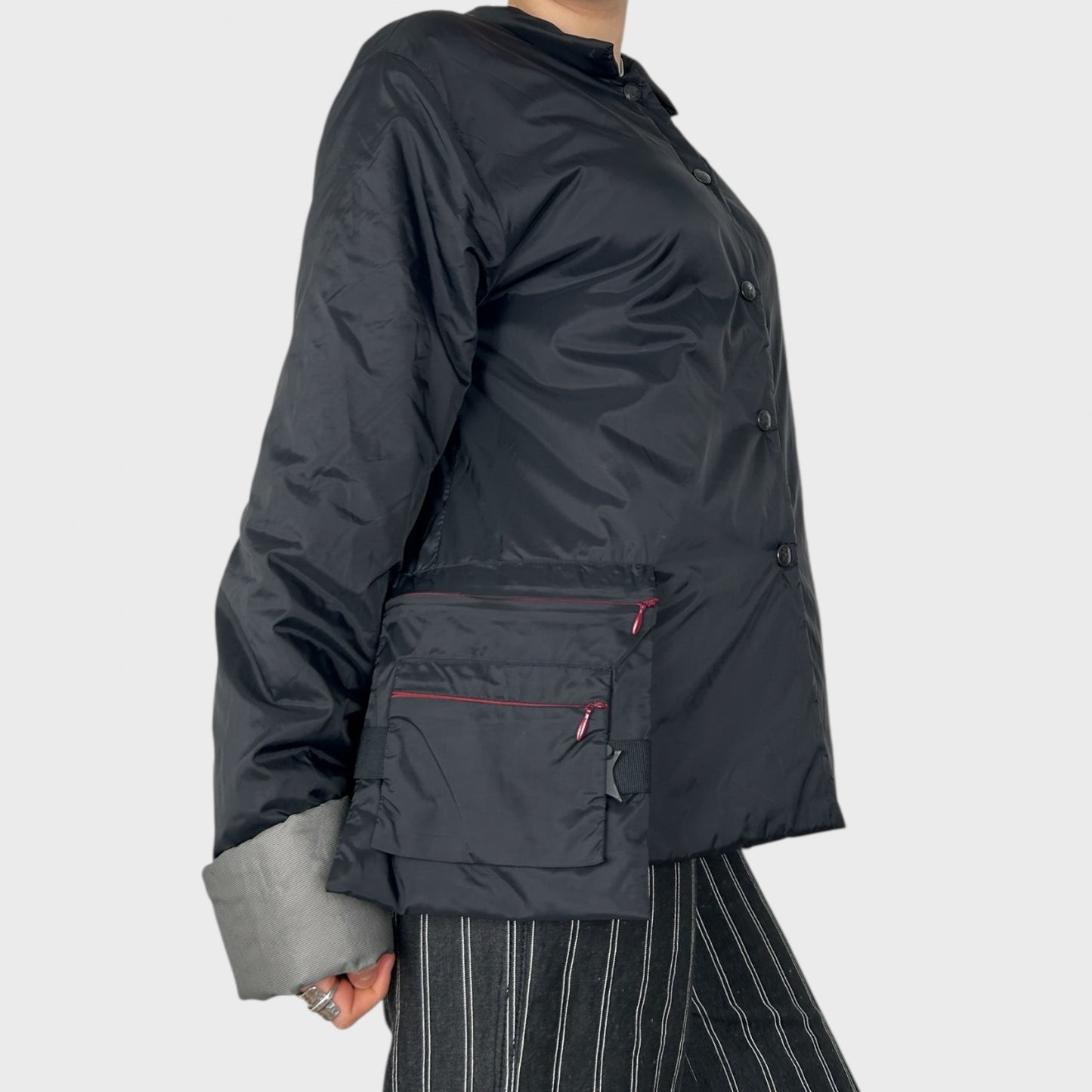 Cop Copine Puffer with Bag Pocket Detail - M