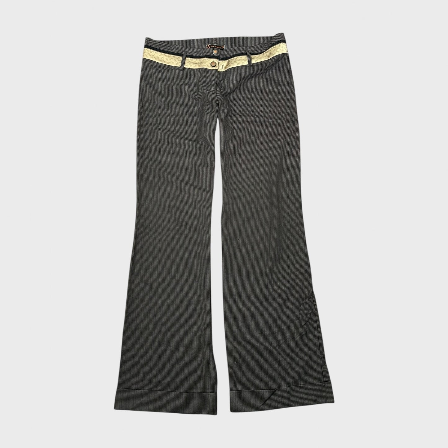 Cop Copine Pinstripe Trousers - L/XL