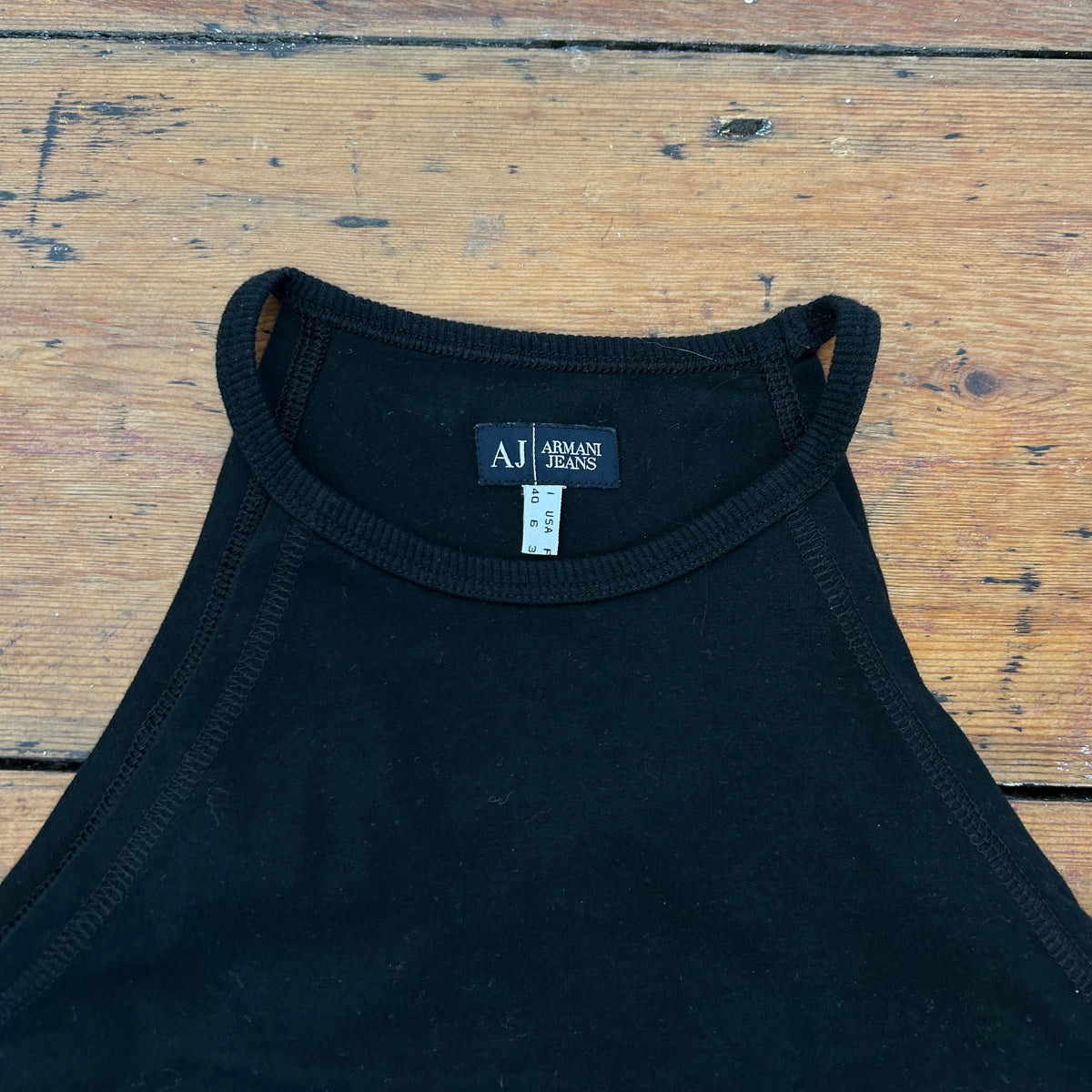 Armani Graphic Apple Print Tank Top - XS/S