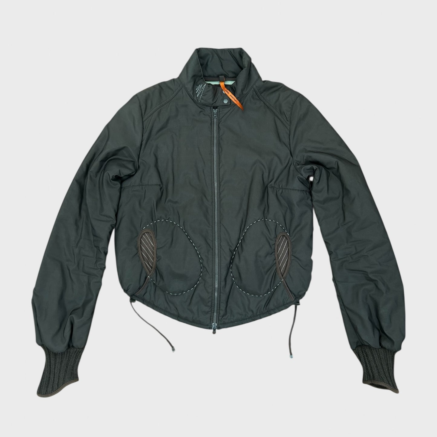 Cop Copine Chocolate Brown Puffer Bomber Jacket - M