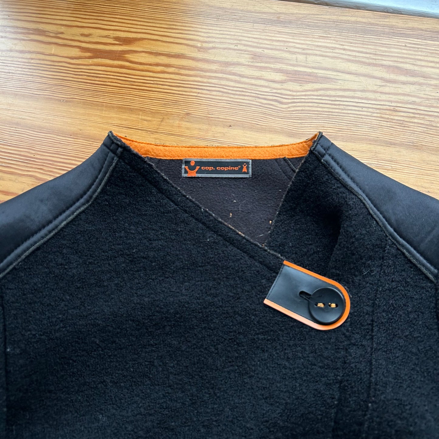 Cop Copine Asymmetric Zip Coat - S/M