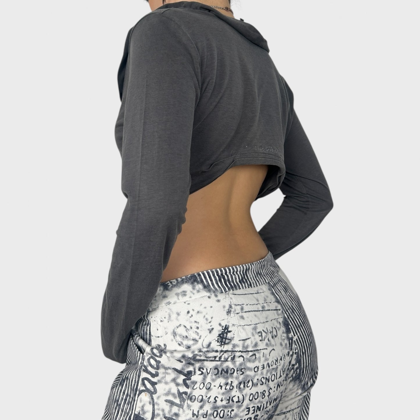 Cop Copine Grey Bolero Cardigan - M