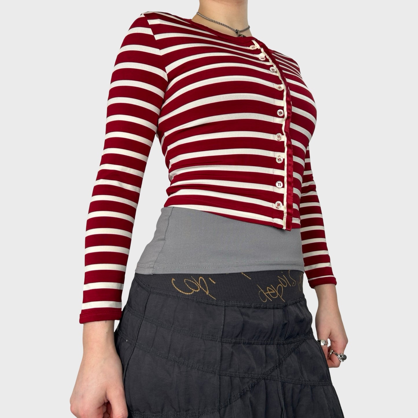 Marithé + François Girbaud Red Stripe Two Piece Set - XS