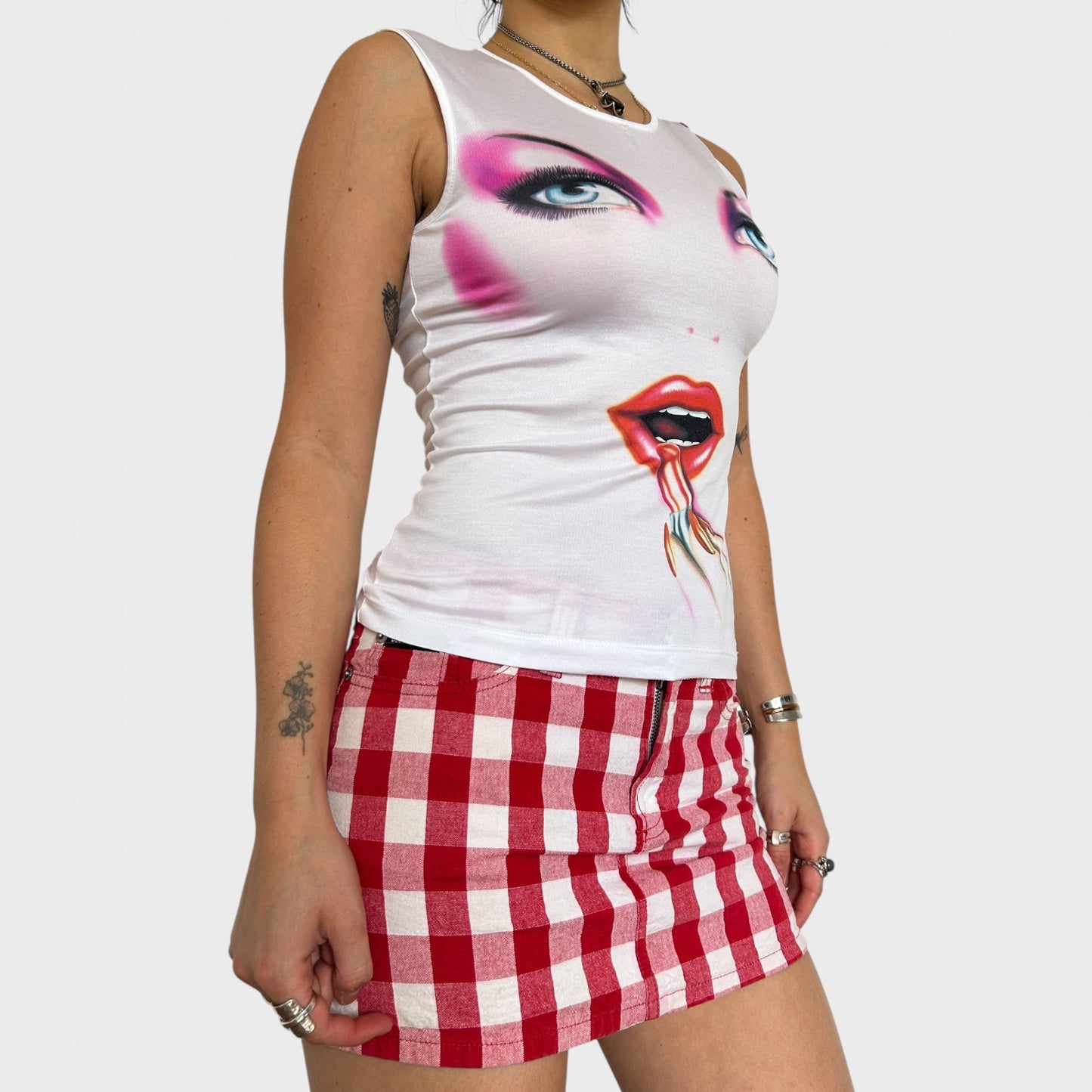 Dolce & Gabbana Gingham Mini Skirt - Size XS-S