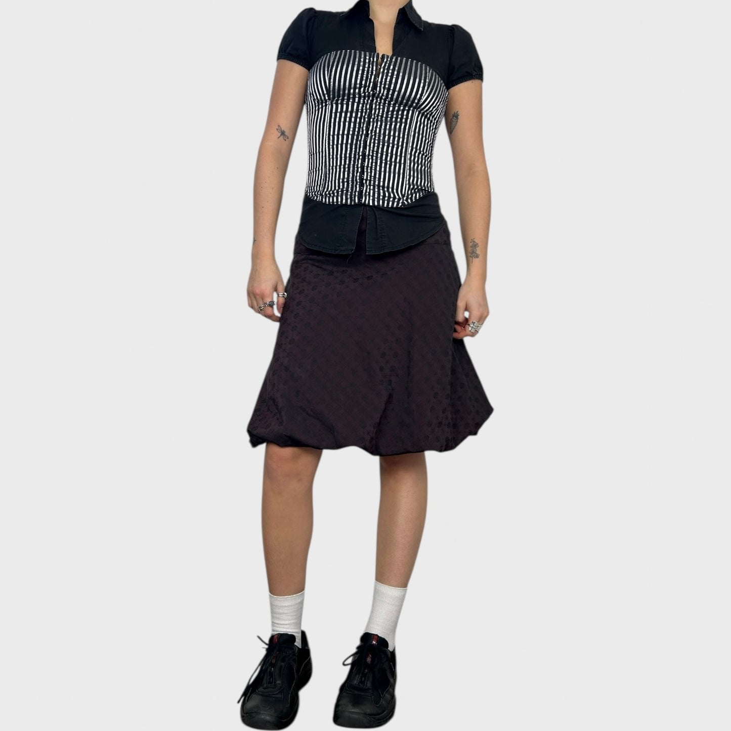 Cop Copine Midi Bubble Skirt - S