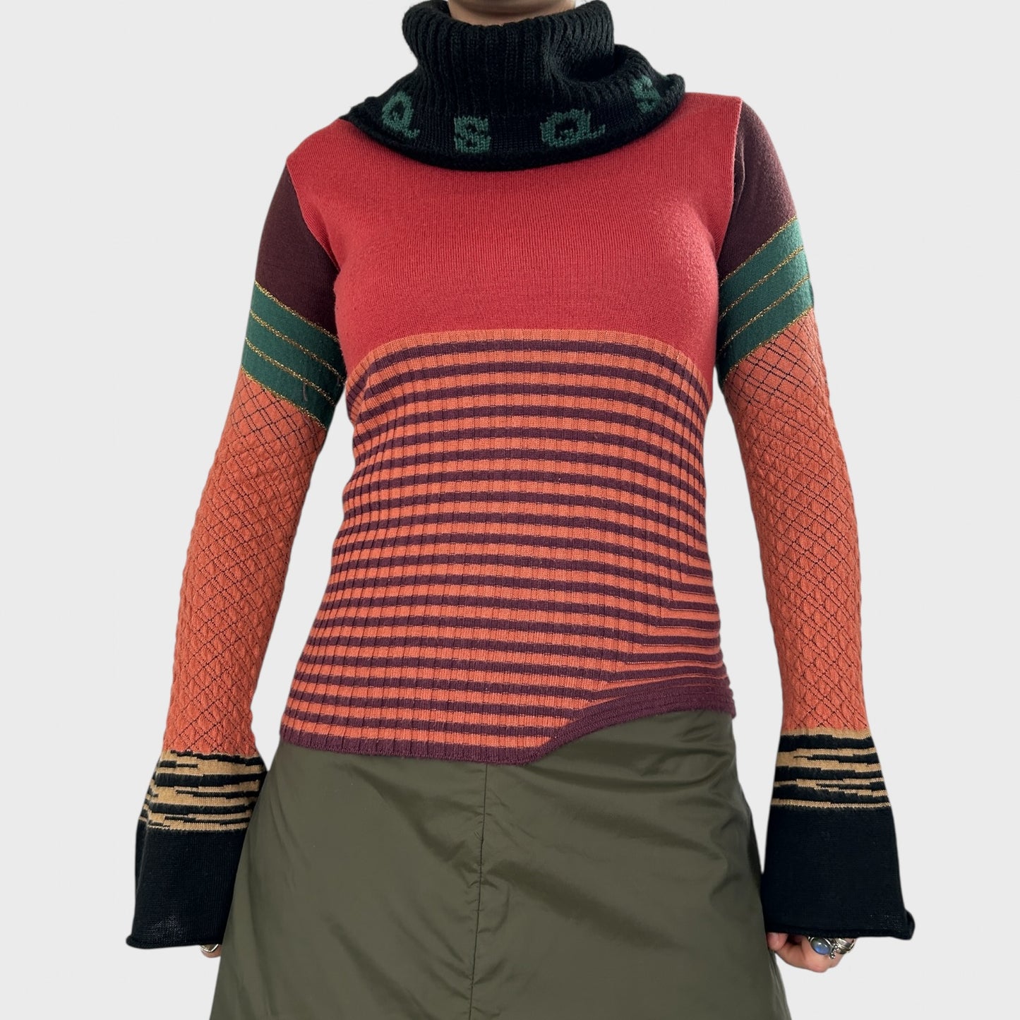 Save The Queen Graphic Knit Jumper - S