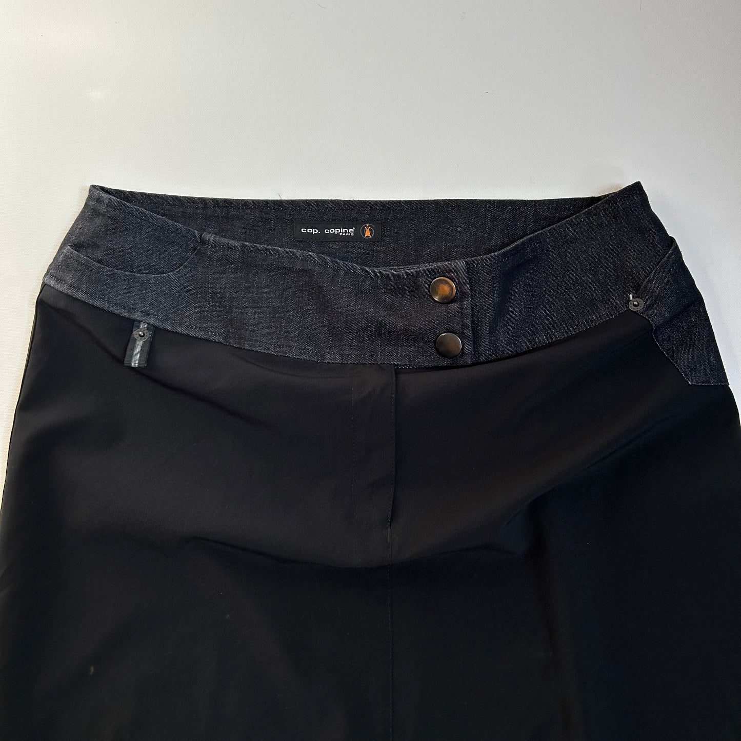 Cop Copine Bi-Material Maxi Skirt