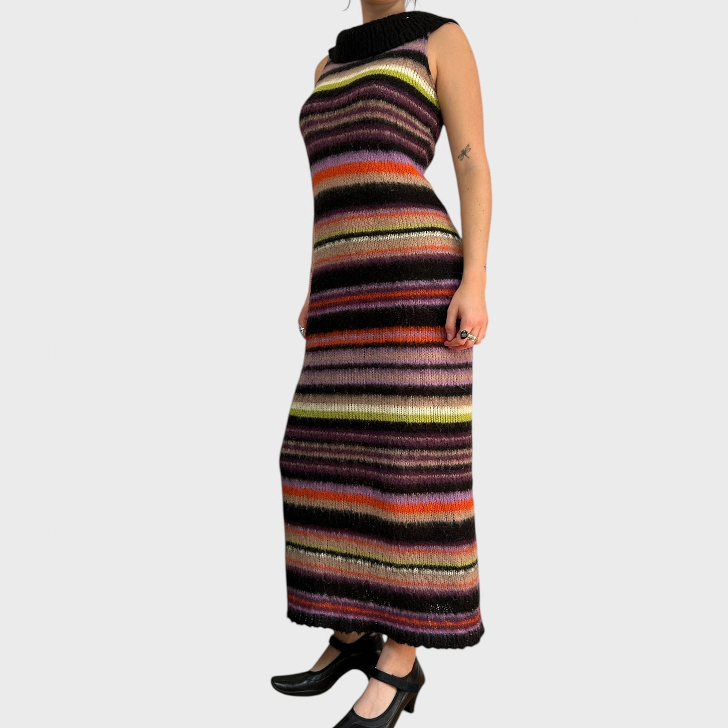 Vintage Fluffy Spring Maxi Dress