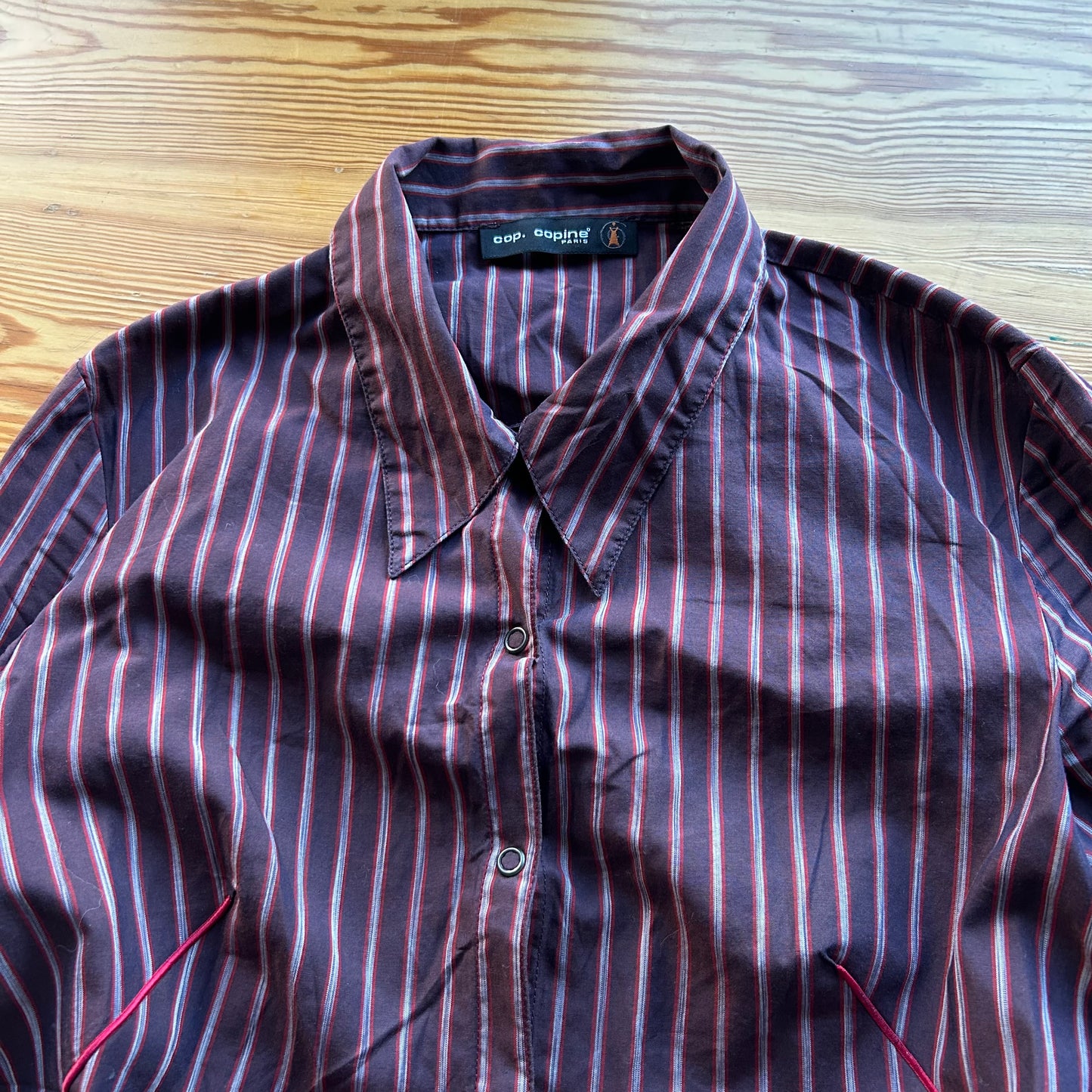 Cop Copine Striped Button Maxi Dress - S