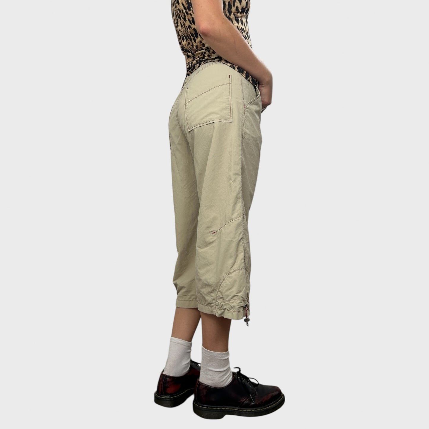 Cop Copine Baggy Capri Trousers - XS/S