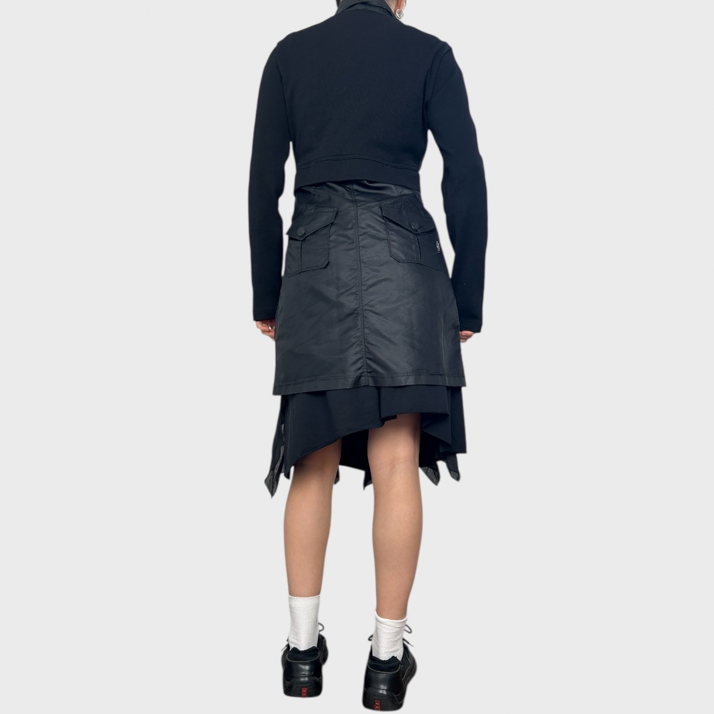 Cop Copine Black Zip Up Jacket - S/M