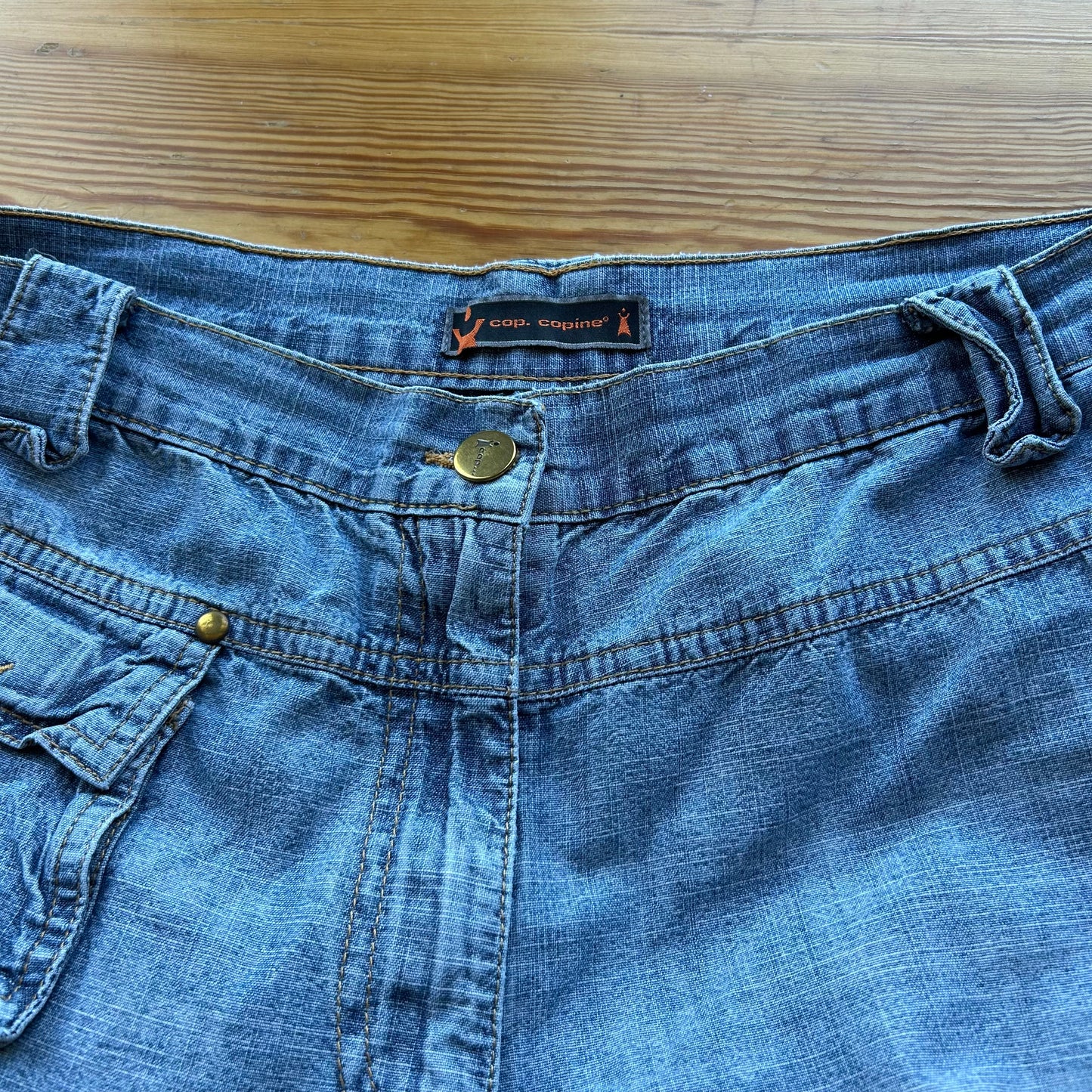 Cop Copine 90s Baggy Wide Leg Jeans - S-M